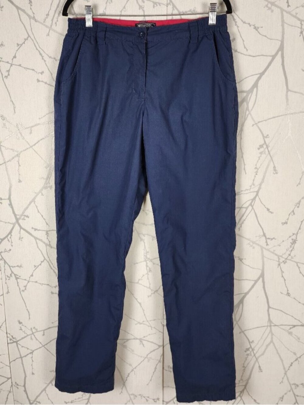 Mountain Warehouse Navy Fleece Lined High Waist Hiking Pants
